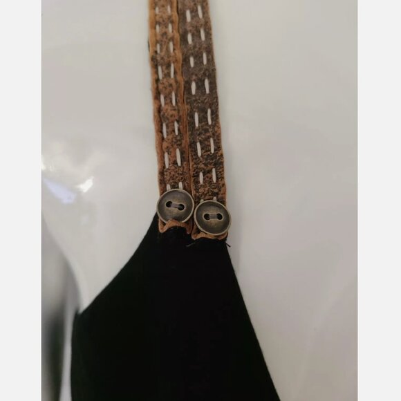 NEW Soul Revival Size XS Black Embroidered Queen Cami Top Shirt New NWT GORGEOUS - Picture 3 of 11